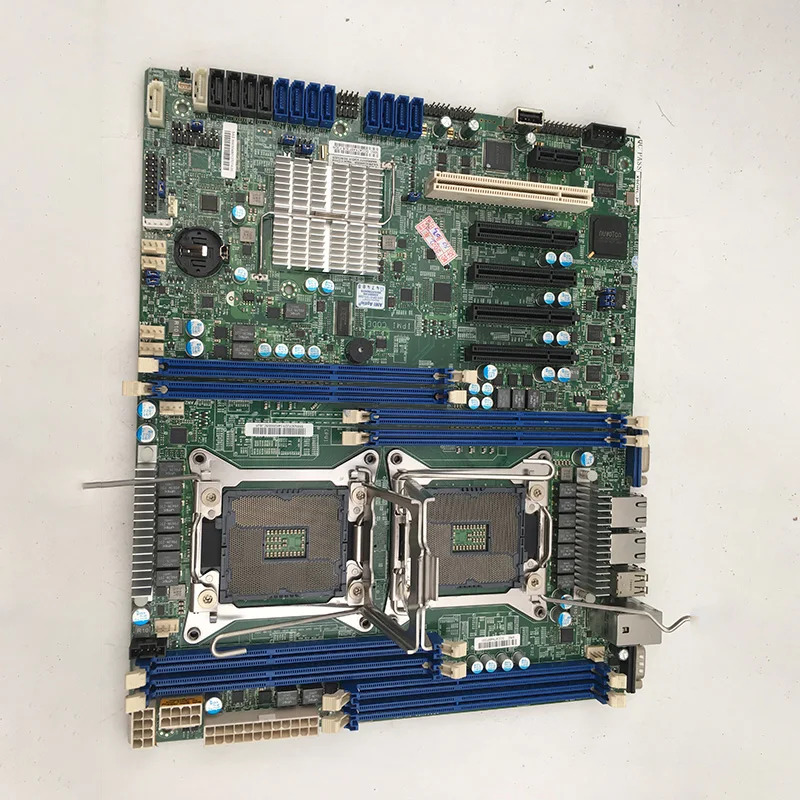 Supermicro 양방향 서버 마더보드 LGA 2011 intel호환 C606 DDR3 Xeon E5-2600 v2 군 PCI-E 3.0X9DRL-3F