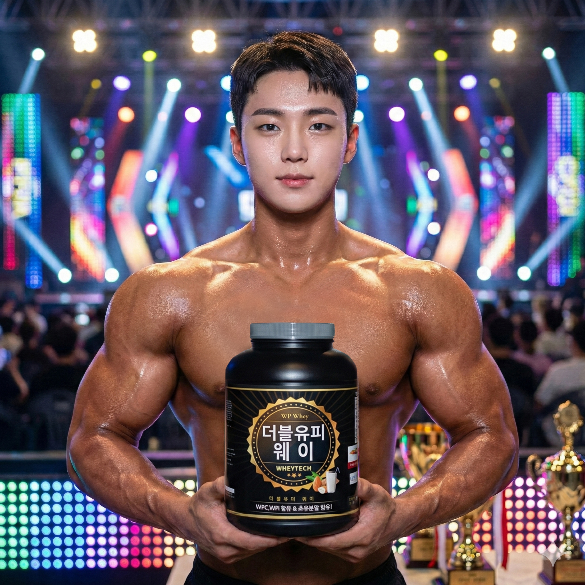 1+1 웨이테크 WP웨이 프로틴 단백질보충제 WPC 파우더 쉐이크 초코맛 2kg 2개 - 상세 이미지 3