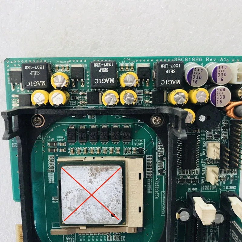 SBC81826 개정판 Axiomtek 산업컴퓨터 마더보드A1 전 리퍼