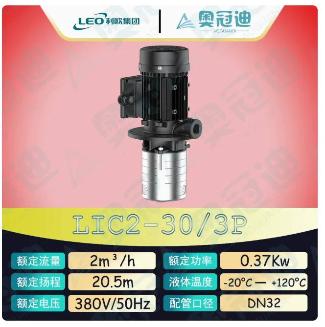 LEO LIC 스테인레스 스틸 침수 잠수정 펌프 3상 380V LIC2-20/2P LIC2-30/3P LIC2-40/4P 2-50/5P LIC4-20/2P 4-30/3P