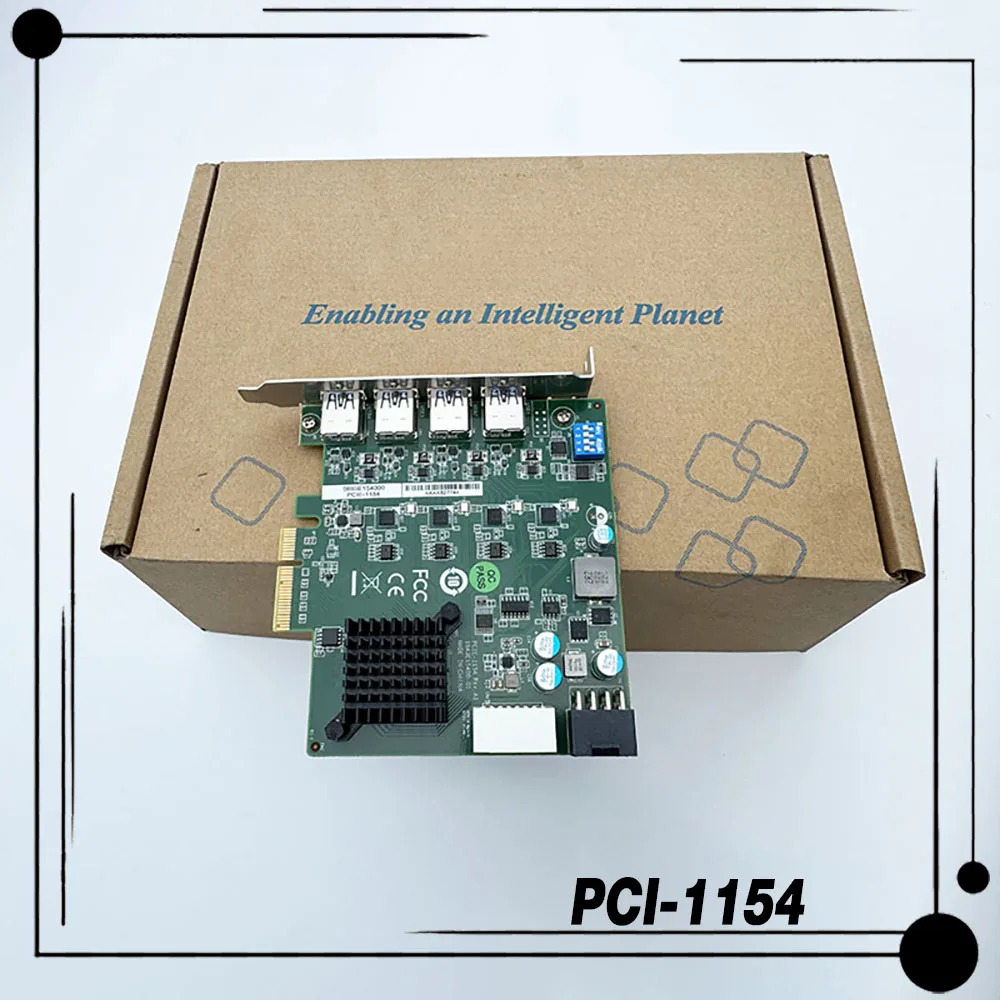 Advantech 산업이미지 수집 카드 PCI-1154 산업카메라 육안 검사 4 포트 USB3.0