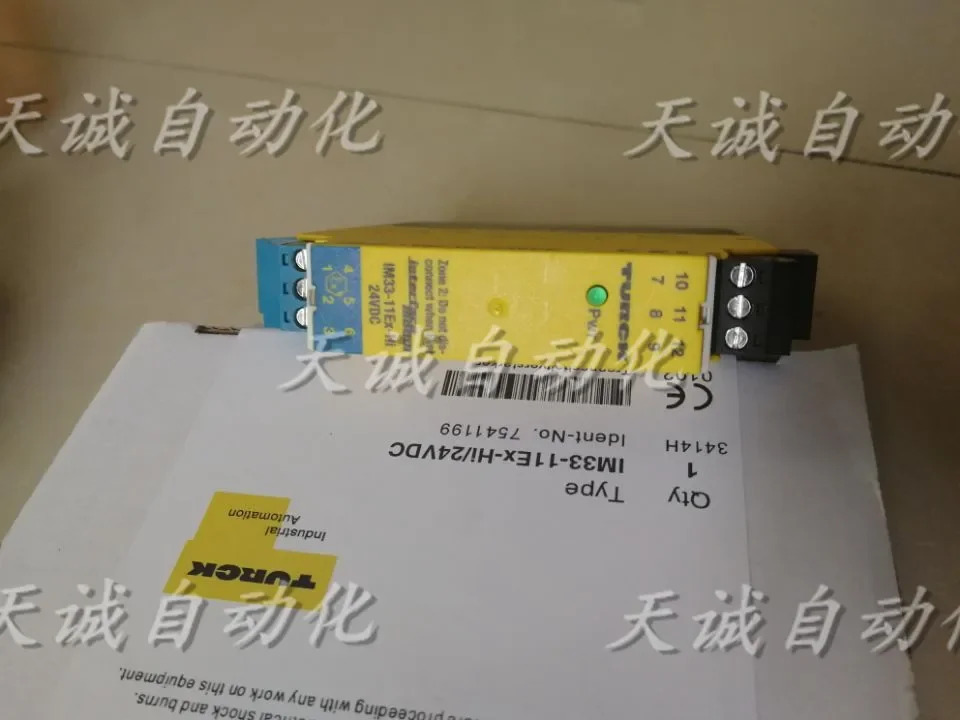 포장 오리지널 TURCK 안전 릴레이 IM33-11EX-Hi IM33-12EX-Hi/24VDC
