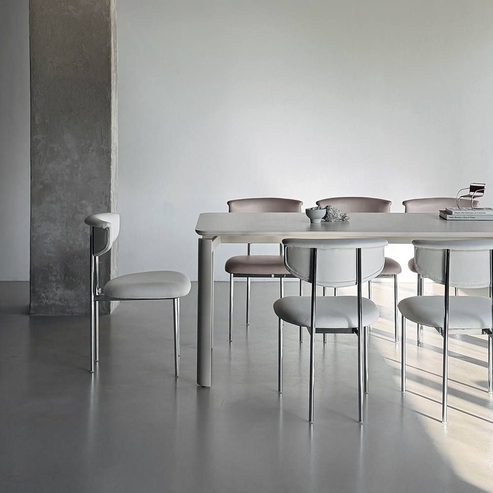 로포텐 취리히 식탁의자 편한 인테리어 가죽 테이블 의자 카페 디자인