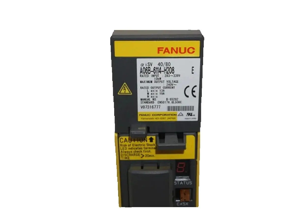 A06B-6114-H208 Fanuc 서보 드라이브 증폭기 12개월 A06B 6114 H208