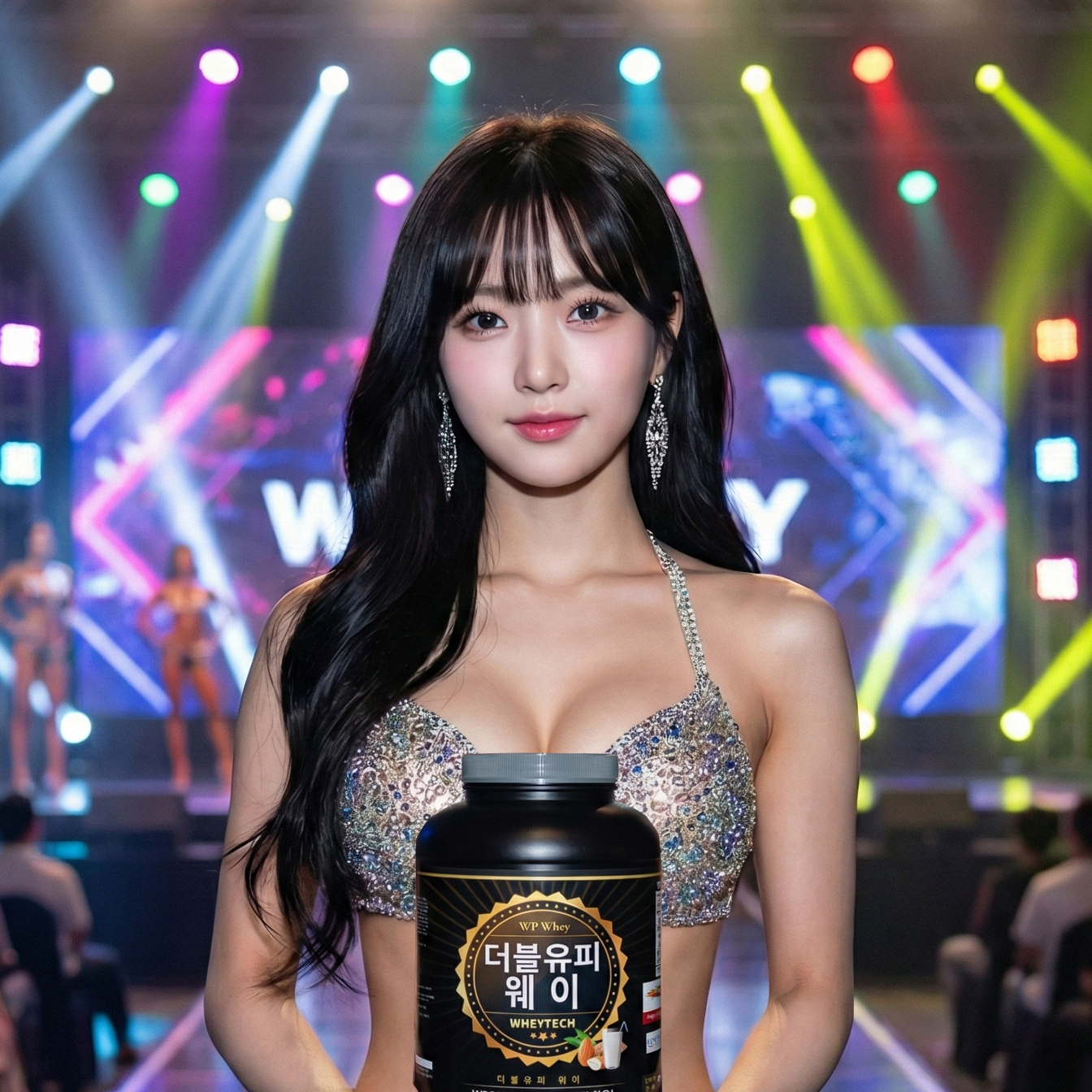 1+1 웨이테크 WP웨이 프로틴 단백질보충제 WPC 파우더 쉐이크 초코맛 2kg 2개 - 상세 이미지 4