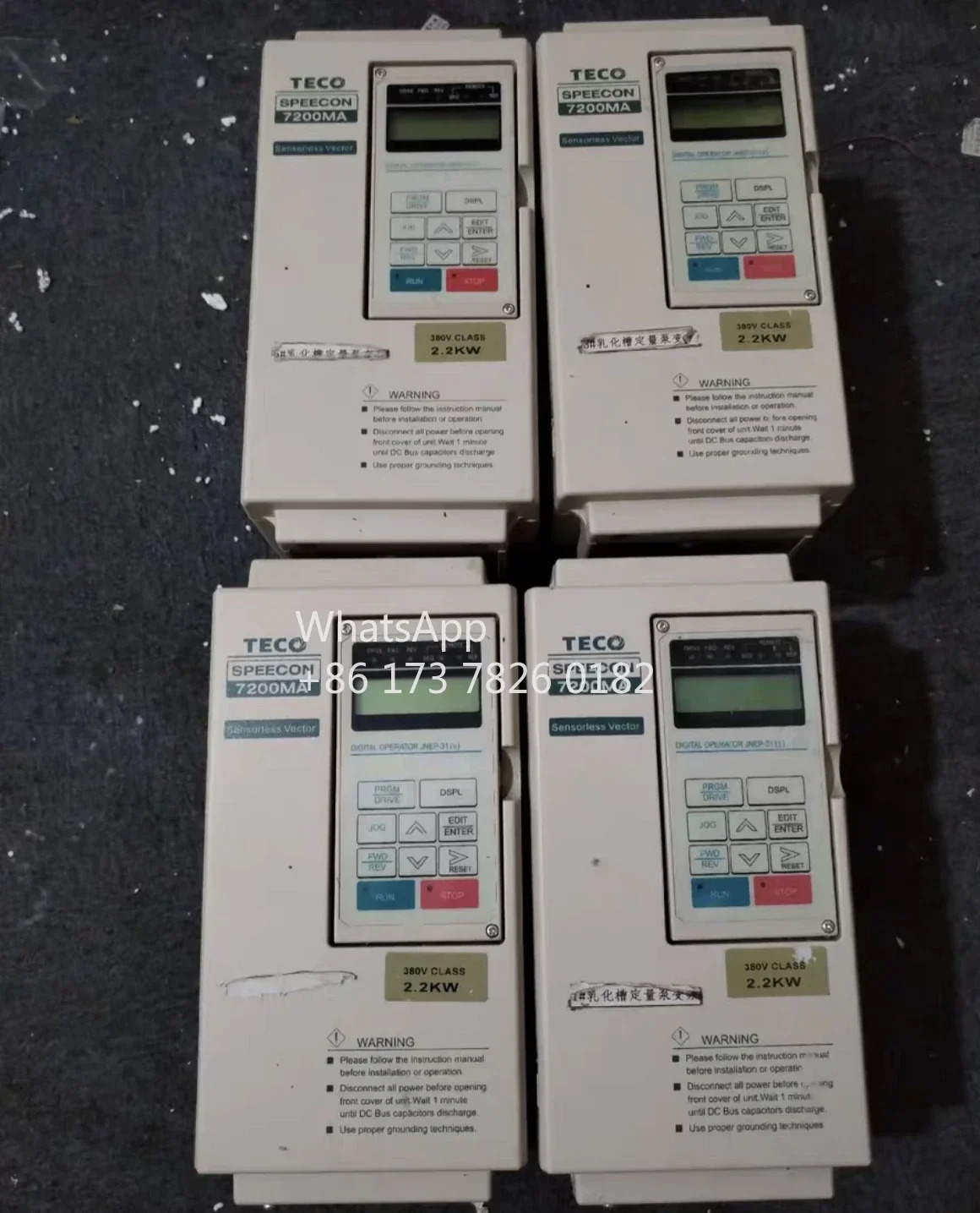 리퍼 주파수 변환기 JNTMBGBB0003AZ-U- 2.2 kw 380V 정상 기능