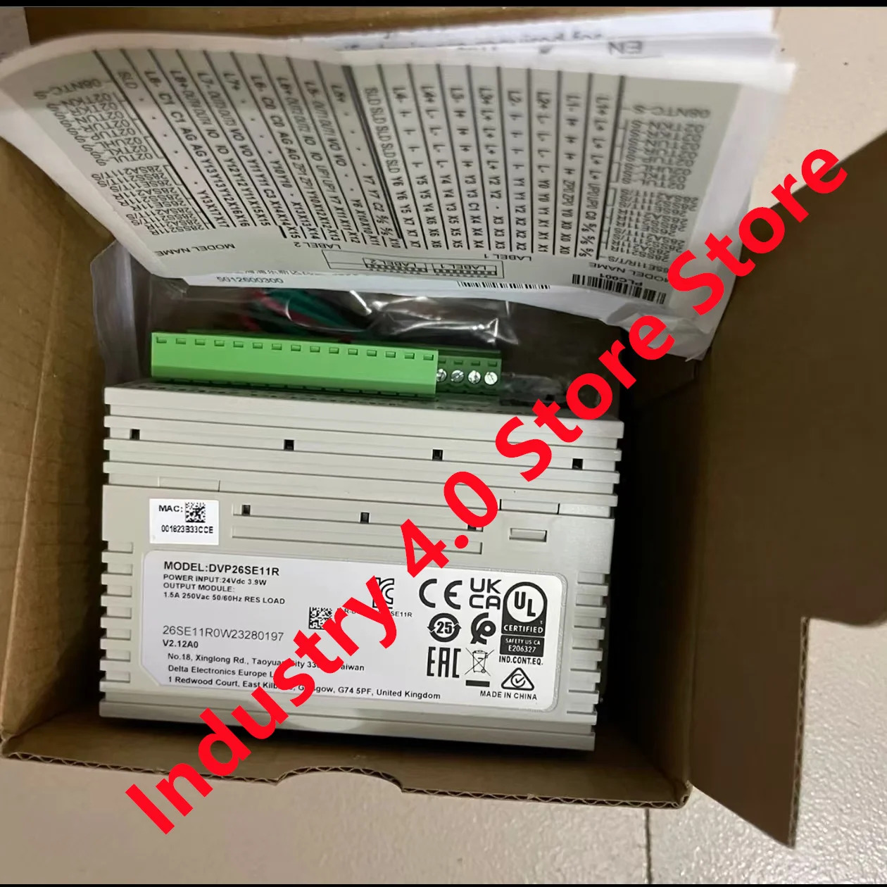 델타 PLC 모듈 DVP24XP200T DVP26SE11R신