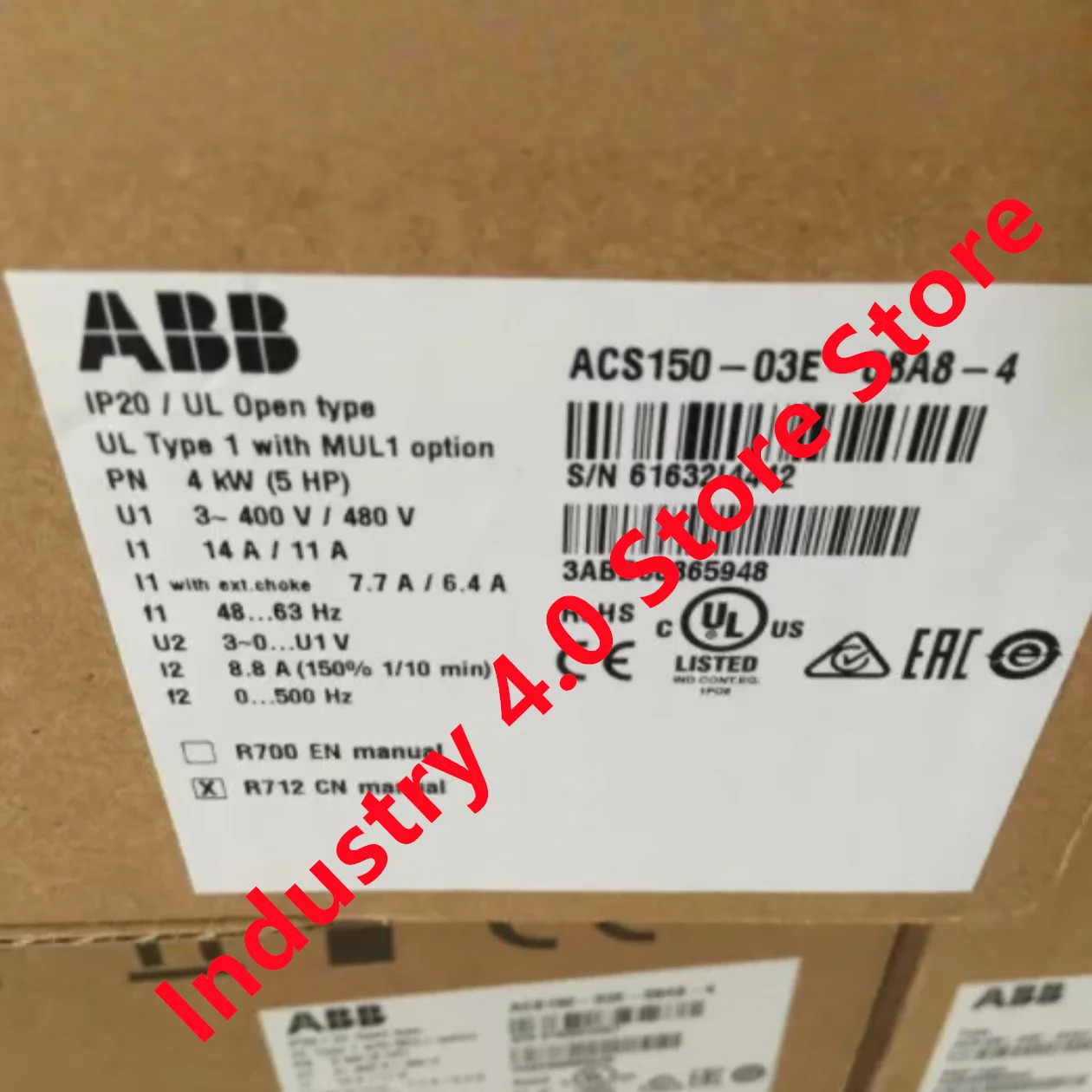 ACS150-03E-08A8-4 ACS310-03E-01A3-4 ACS310-03E-02A1-4 오리지널 신