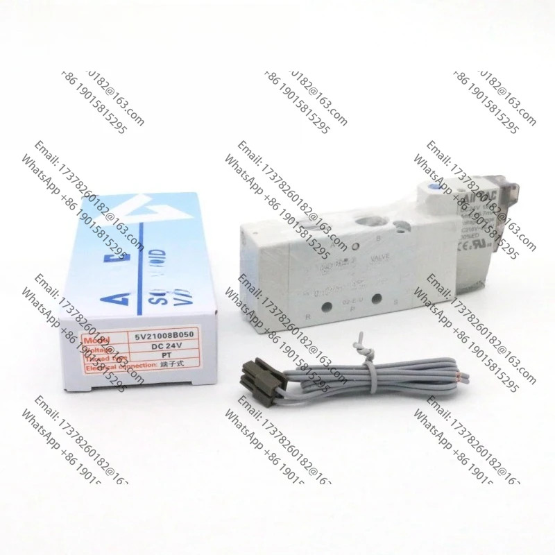 1PCS 솔레노이드 밸브 5V110 5V210 5V310 410 06 0815050 DC24V AC220V