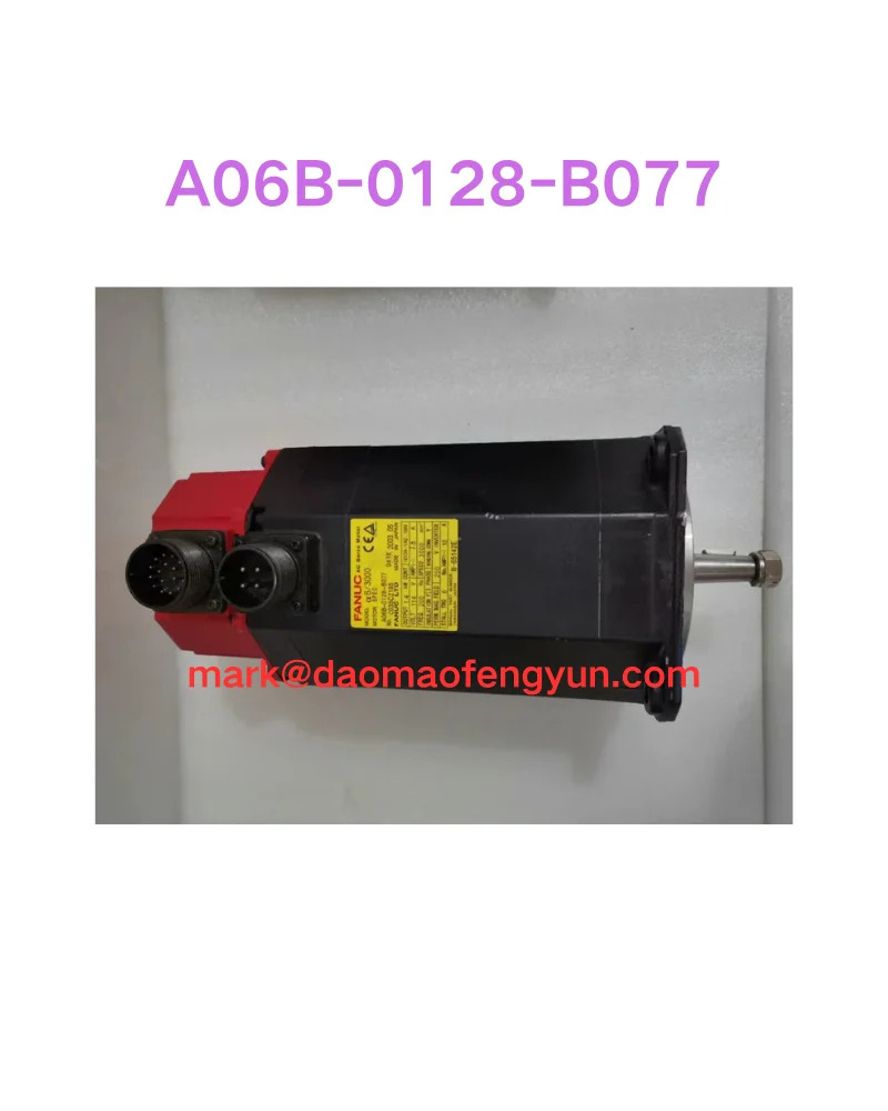 A06B-0128-B077 리퍼 서보모터 OK