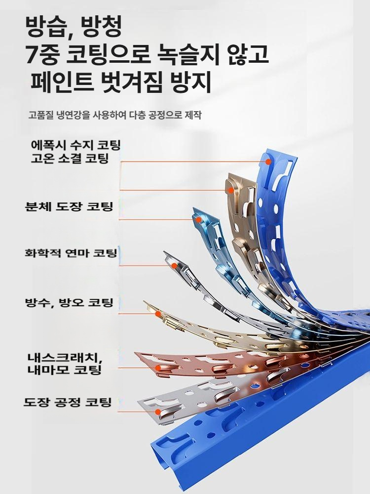 공업용 조립식랙 선반 튼튼한 물류 수납 철제 바퀴 고하중 공장 스테인레스 대형 - 상세 이미지 4