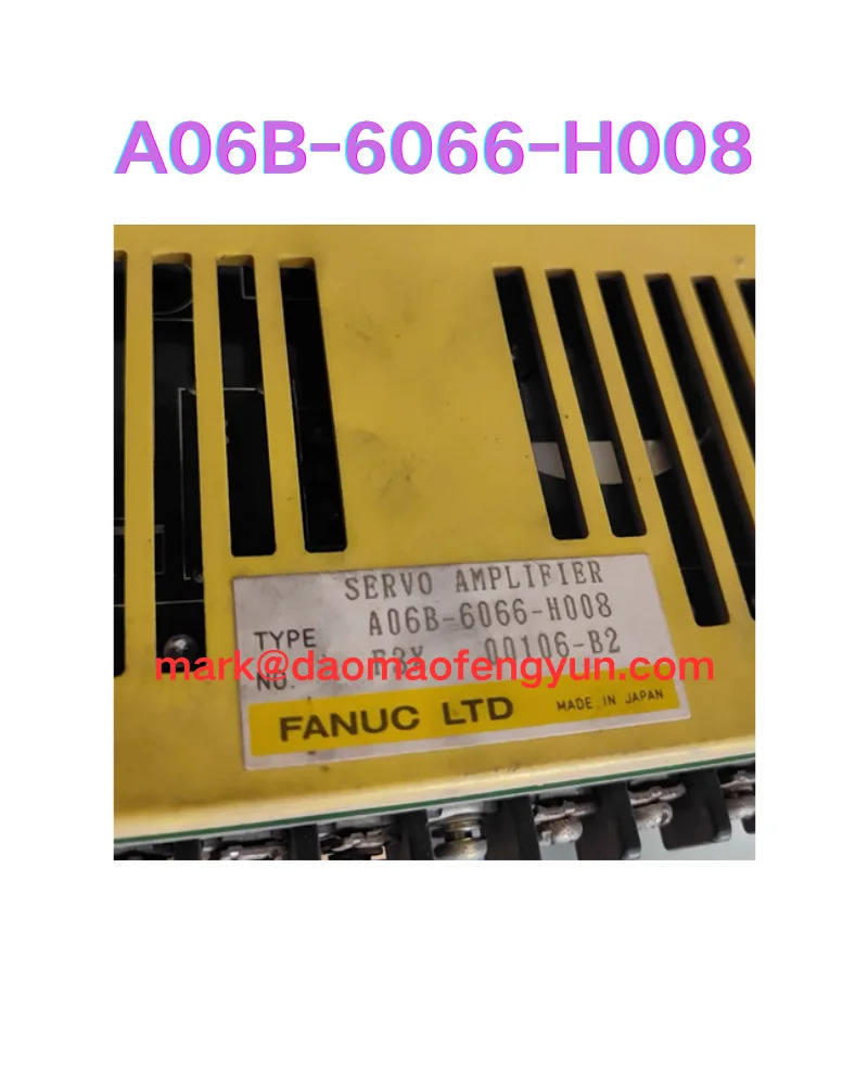 A06B-6066-H008 리퍼 서보 드라이브 OK