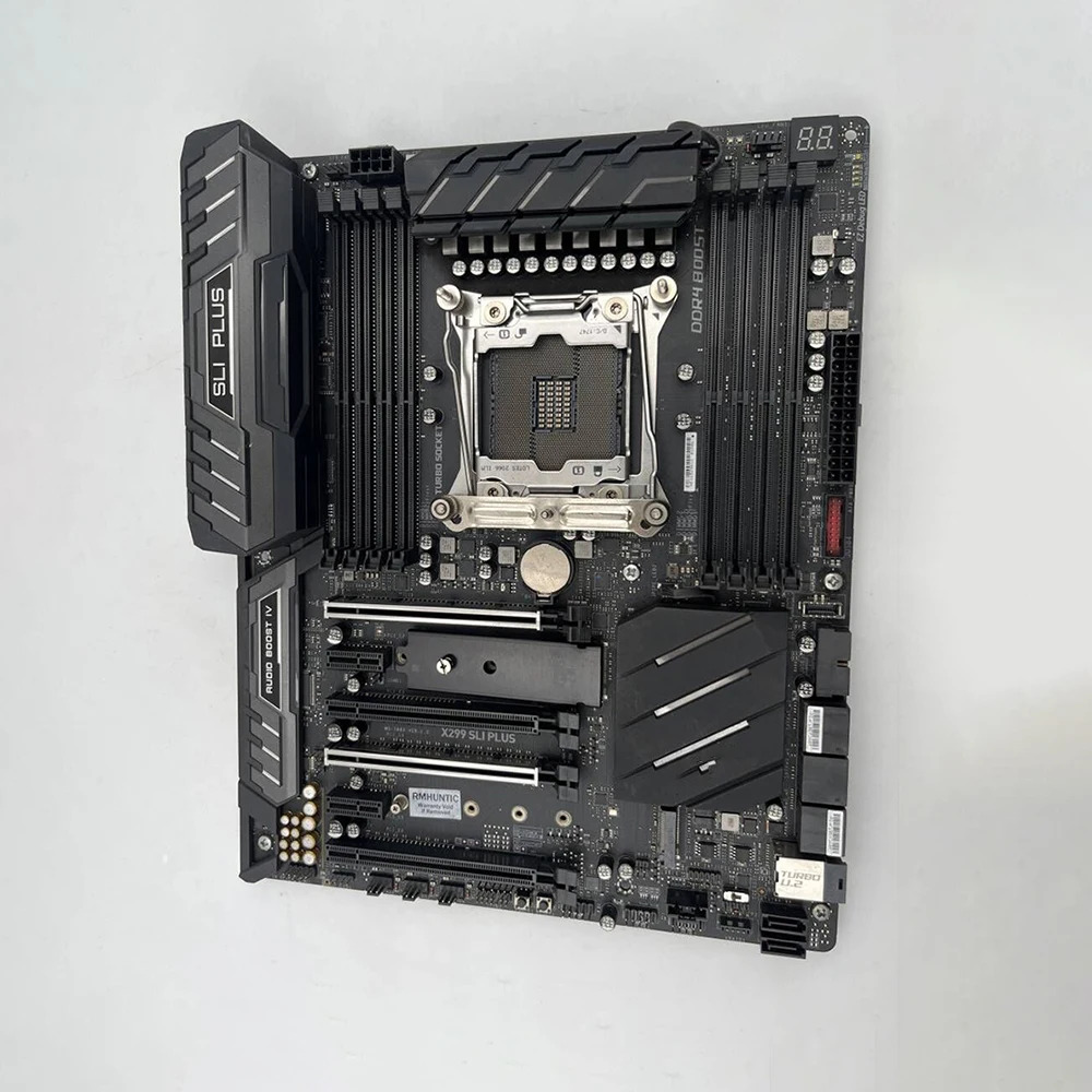 X299 마더보드 LGA 2066 DDR4 SATA3x8 M.2x2 U.2 256G SLI 플러스