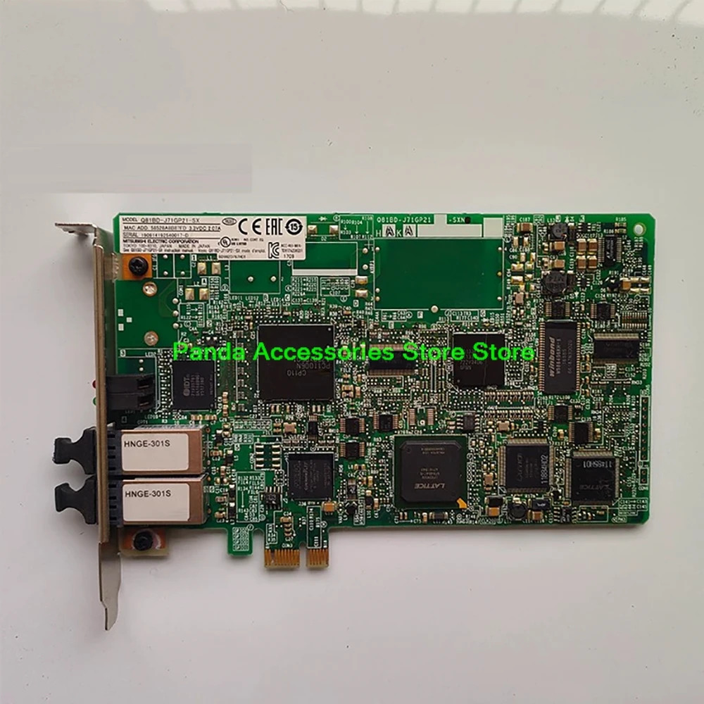 PLC 광섬유 통신 보드 Q81BD-J71GP21-SX카드