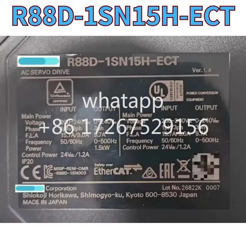리퍼 드라이브 R88D-1SN15H-ECT OK