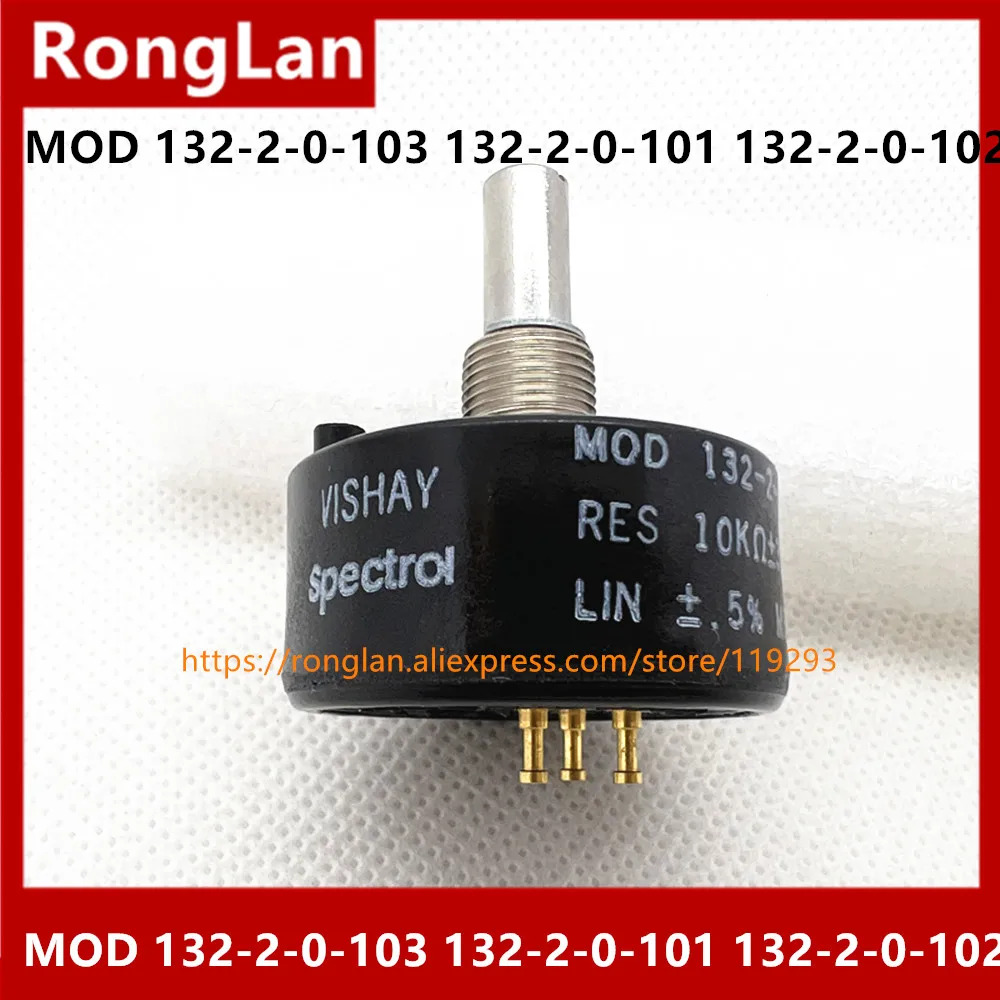 MOD 132-2-0-103 10K 3% 132-2-0-101 100R MOD132-2-0-102 1K Vishay 회전식 전위차계 권선