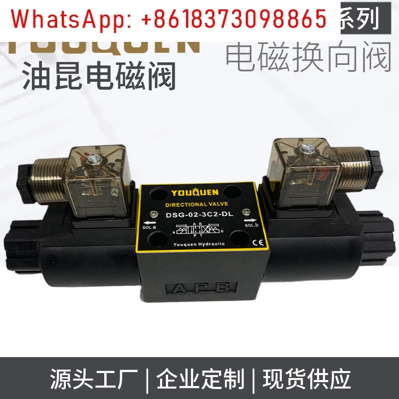 솔레노이드 밸브 DSG-02-3C2 3C4 3C6 2B2 -DL/LW 24V 220V