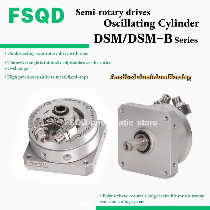 DSM-10-90 180 240 270-P-A DSM-12 16 25 32 40-270-P-CC-A-B FSQD 반회전 드라이브 DSM/DSM-B 시리즈 진동 실린더