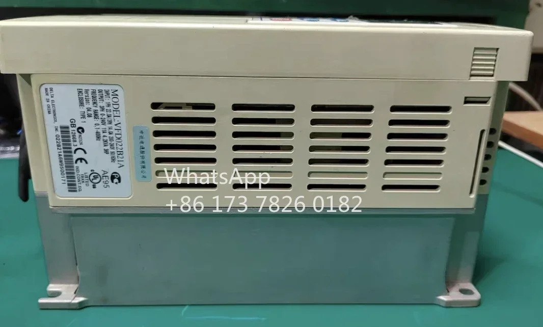 리퍼된 인버터 2.2kw 단상 입력 VFD022B21A 리퍼 기능 정상