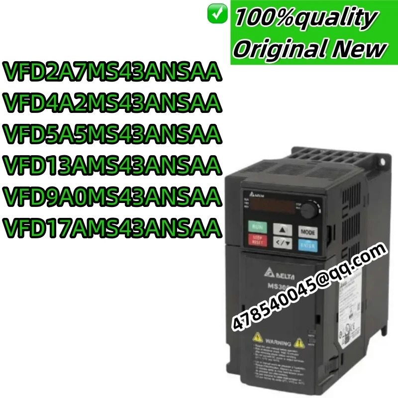 새제품 산업용 VFD2A7MS43ANSAA 075KW VFD4A2MS43ANSAA 5A5MS43ANSAA VFD9A0MS43ANSAA 13AMS호환43ANSAA 5.5KW 17AMS