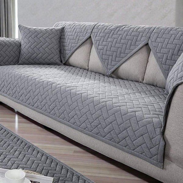 헤링본 미끄럼 방지 쇼파 패드 패브릭 논슬립 쇼파 패드