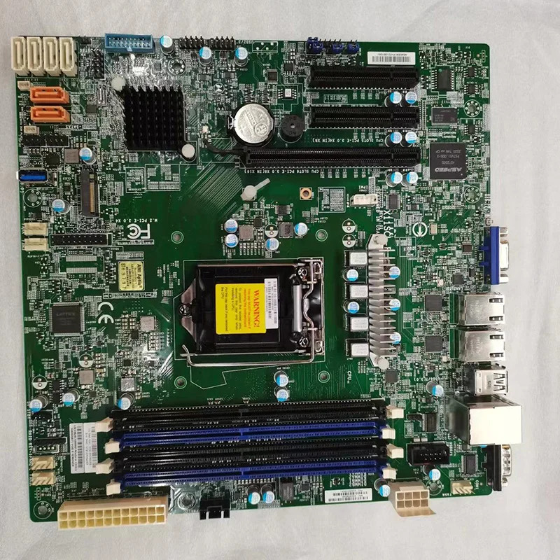 Supermicro 서버 마더보드 intel호환 C242 LGA-1151 DDR4X11SCL-F