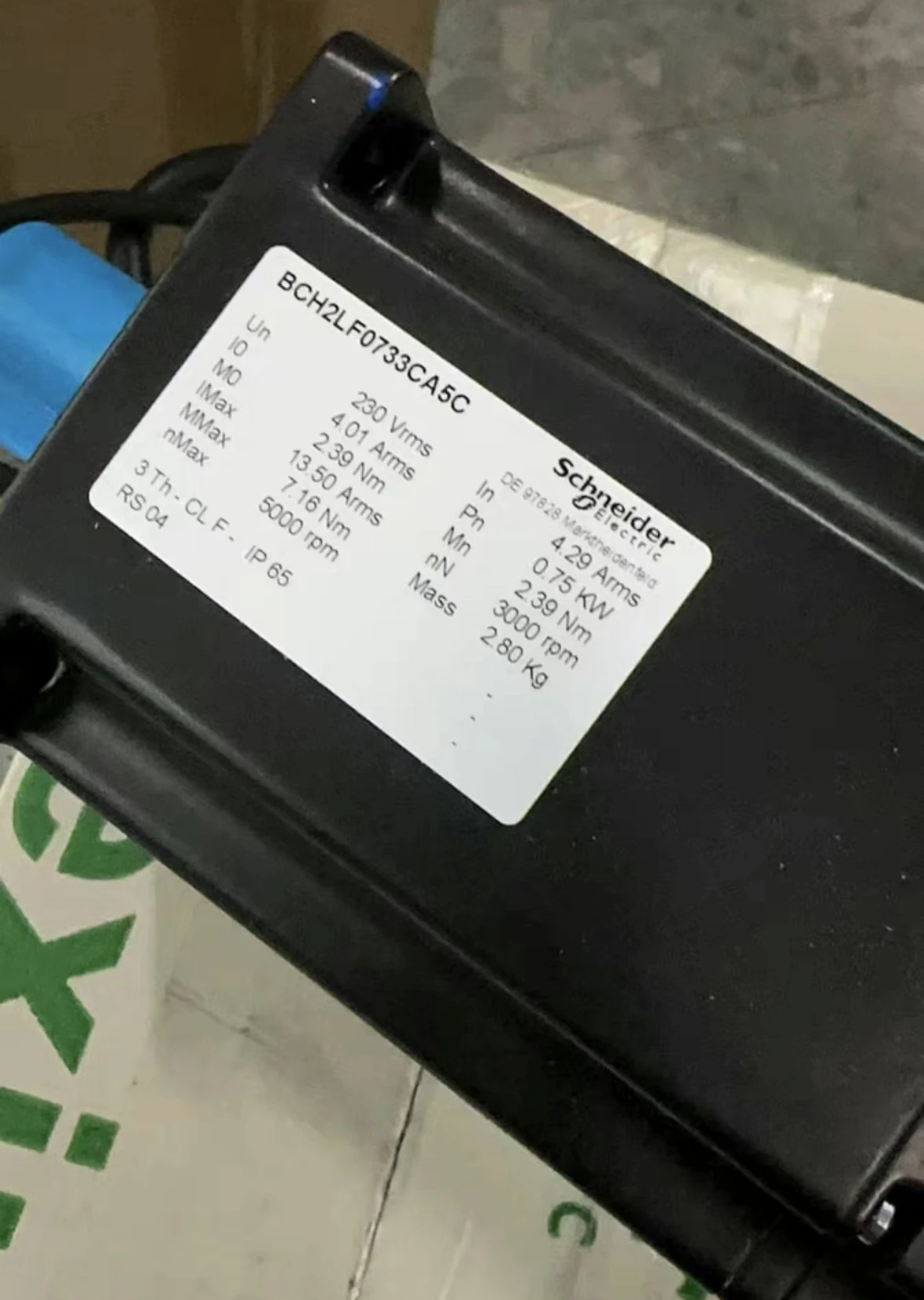 BCH0802O32A1C 750W 서보모터