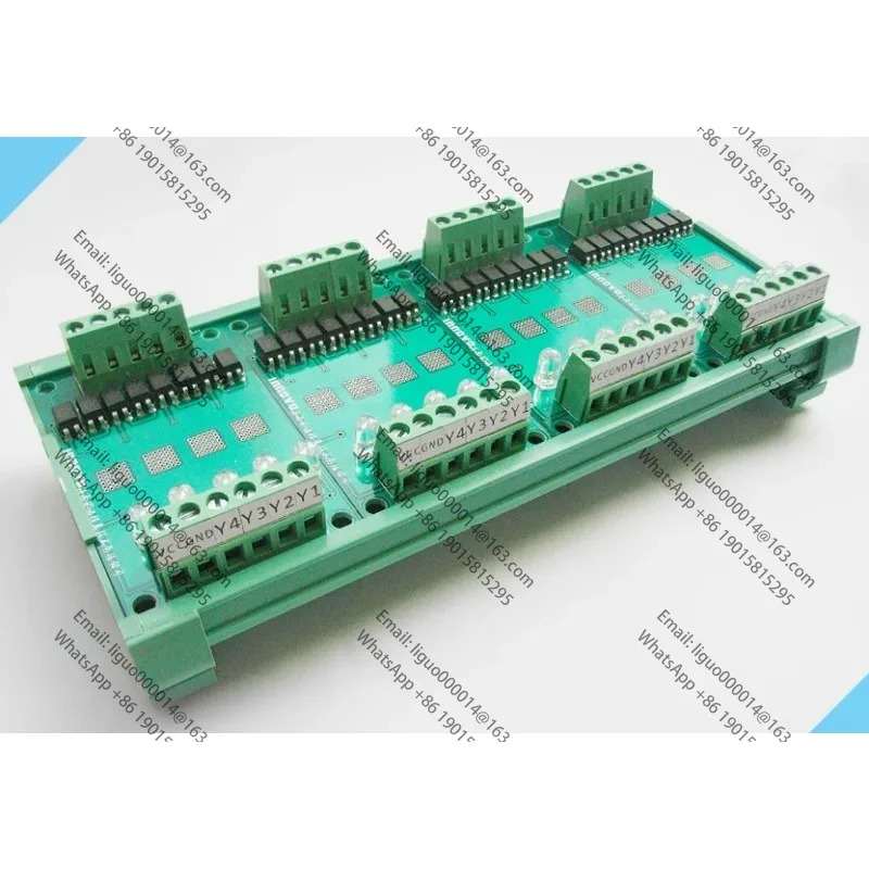 16 트랜지스터 증폭기 드라이버 보드 릴레이 모듈 PLC 마이크로 컨트롤러 제어 신호 3V-5V 5V-24V