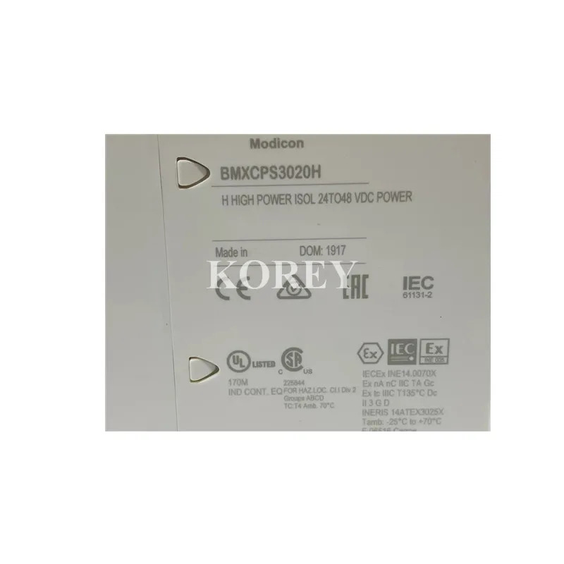 PLC 모듈 BMX 시리즈 BMXCPS3020H BMXCPS3522H 해주세요