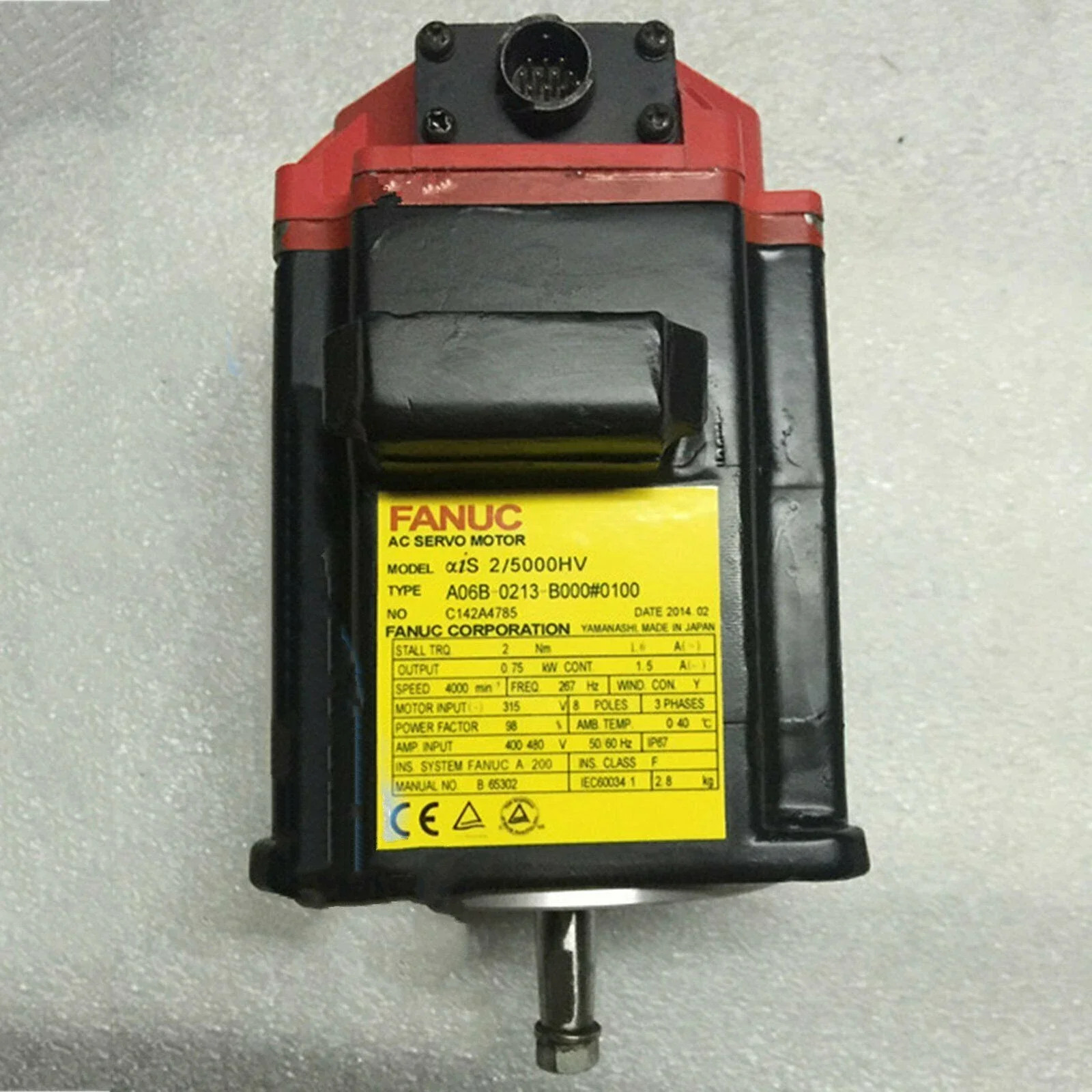 A06B-0213-B000 Fanuc 서보모터 리퍼 완료 A06B 0213 B000