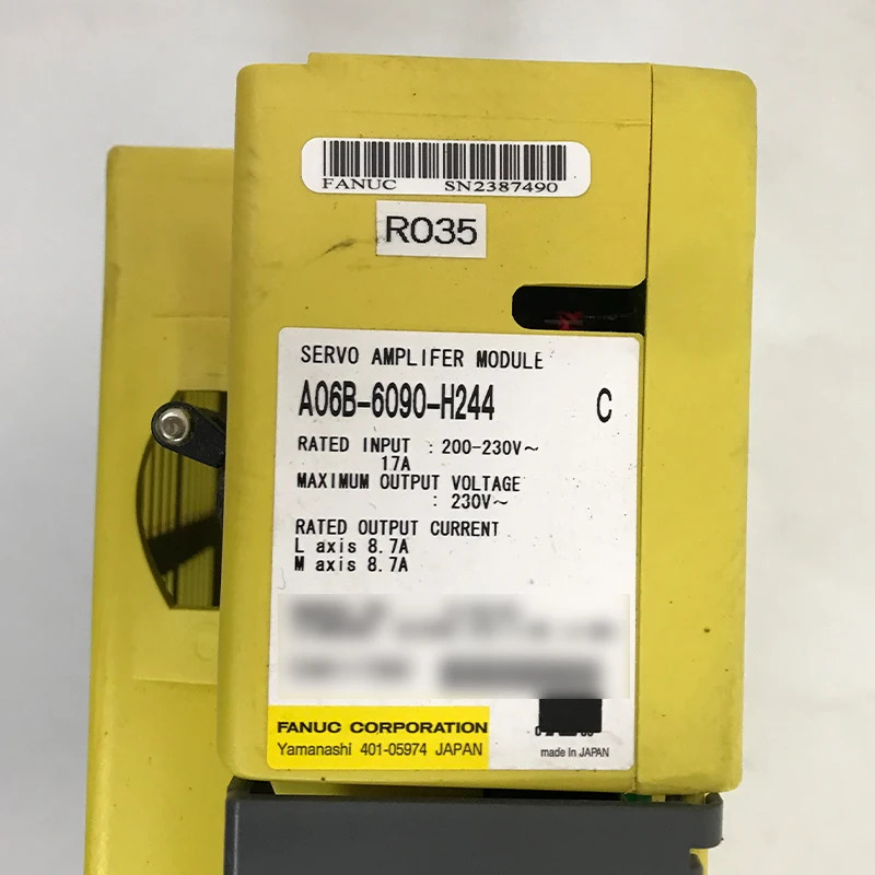 Fanuc 서보 증폭기 A06B-6090-H244 CNC 시스템 기계서보 드라이버