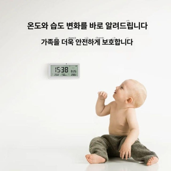 최첨단 스마트 WiFi 온습도계 디지털 온도센서 Tuya 앱 지원 WiFi 버전-Tuya 앱 지원 - 상세 이미지 4