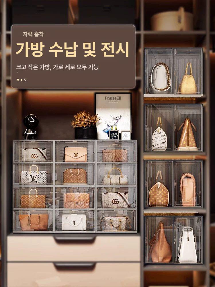 핸드백 명품 가방 보관함 진열대 스탠딩 장식장 구두 - 상세 이미지 5