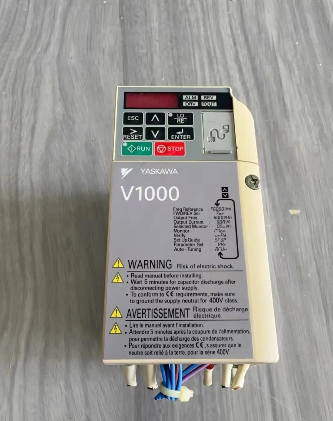 CIMR-VT2A0006BAA 리퍼 V1000 인버터 0.75KW 완료