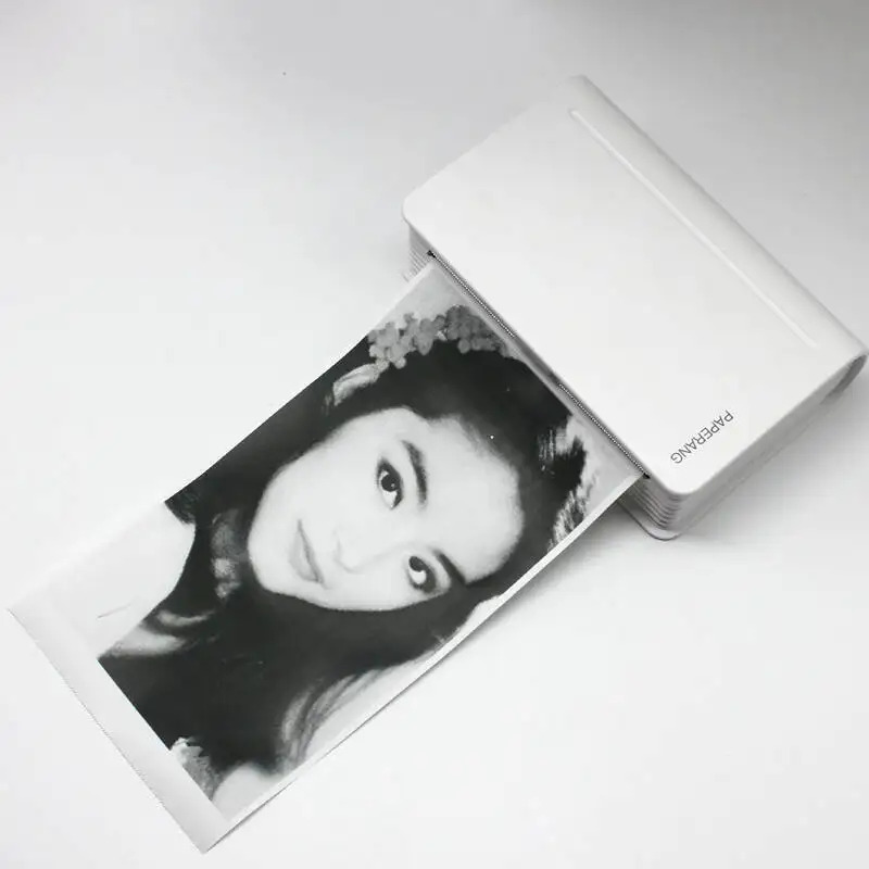 112mm 와이드 포맷 열전사 프린터 미니 휴대블루투스 HD 300DPI