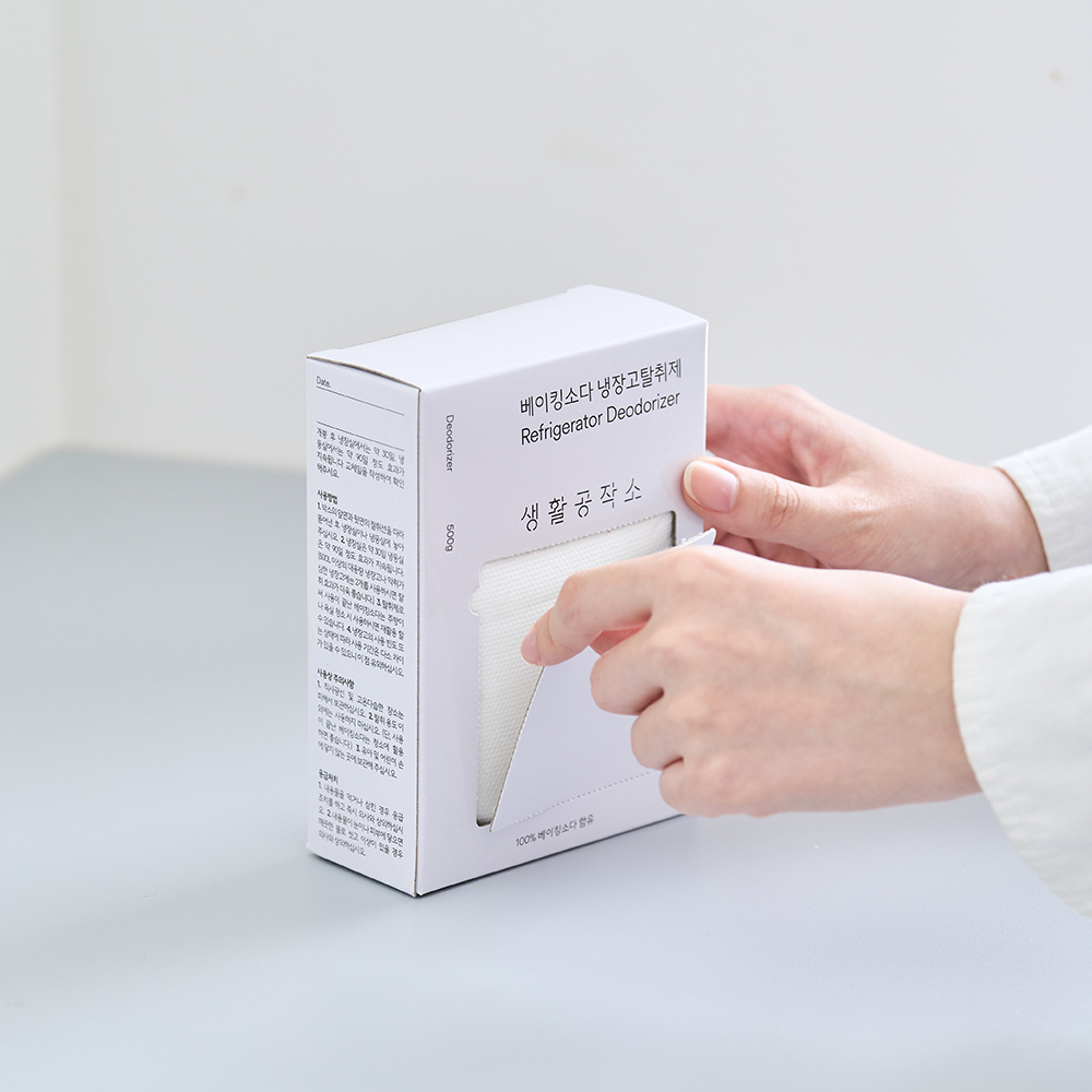 생활공작소 베이킹소다 냉장고 탈취제 500g 1개 - 상세 이미지 3