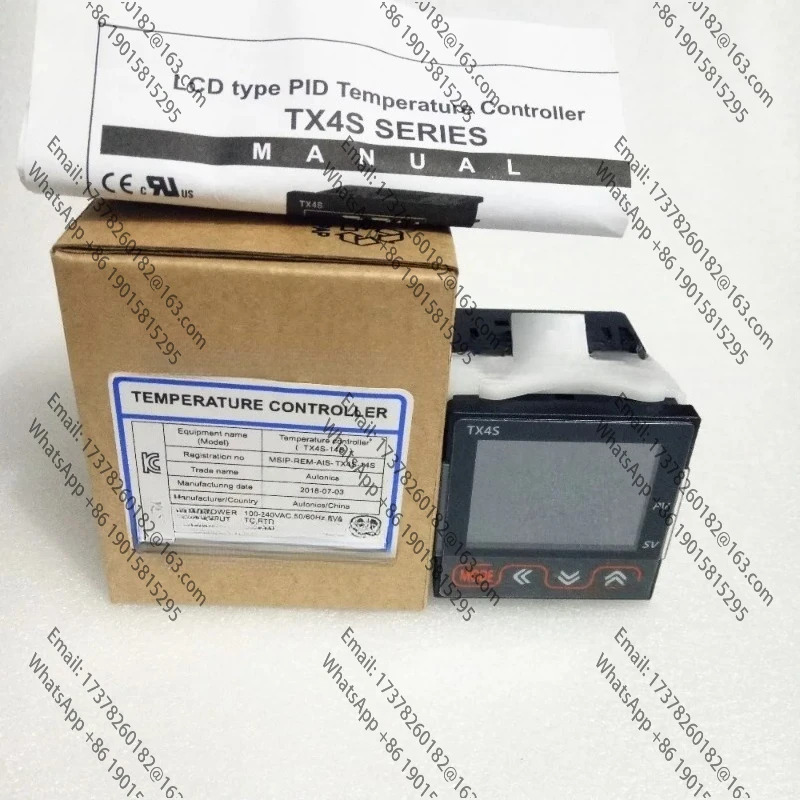 TX4S14S 온도 제어 1 16 DIN .LCD 디스플레이 4 자리 PID SSR 드라이브 출력 1개알람 100 240VAC 50/60Hz