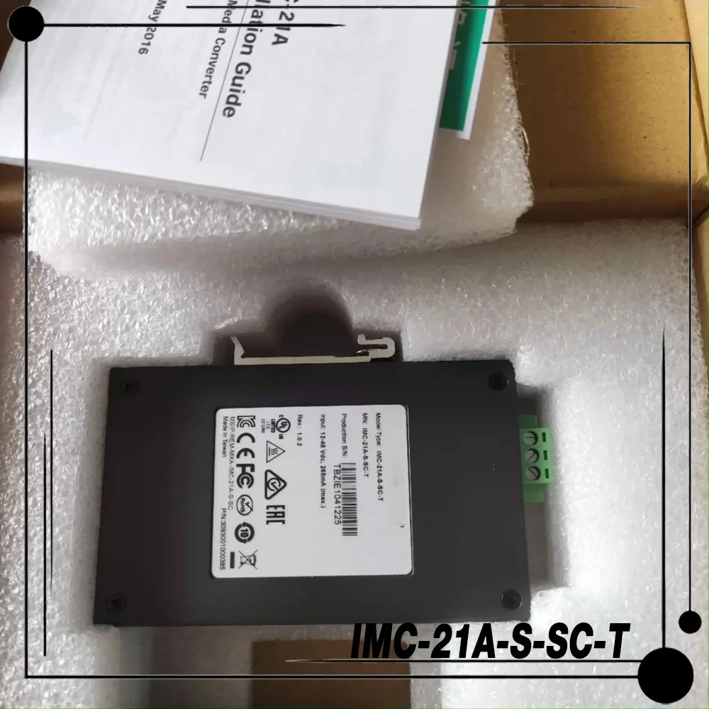 MOXA 넓은 온도 변환기 IMC-21A-S-SC-T용
