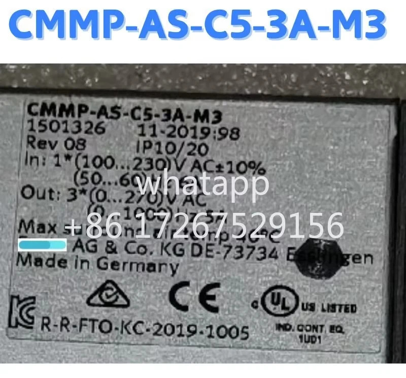 리퍼 컨트롤러 CMMP-AS-C5-3A-M3 1501326 OK