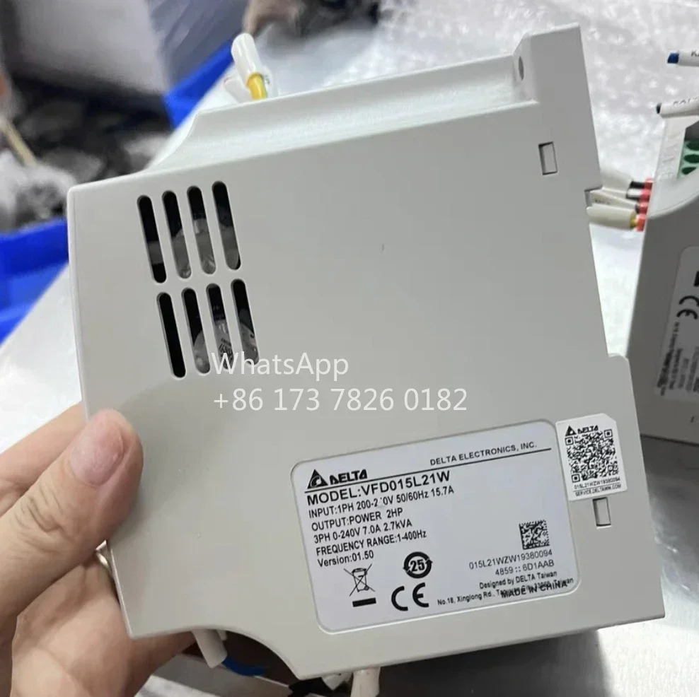 리퍼된 인버터 1.5kw 단상 입력 VFD015L21W 리퍼 기능 정상