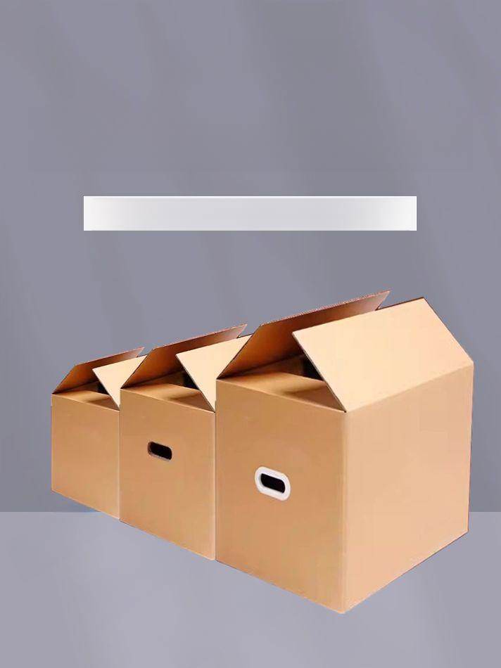 대형 이사박스 이사짐 포장박스 보호재 포장 이삿짐 수납 40 x 30x30cm 손잡이 있음 5개 세트 - 상품 이미지