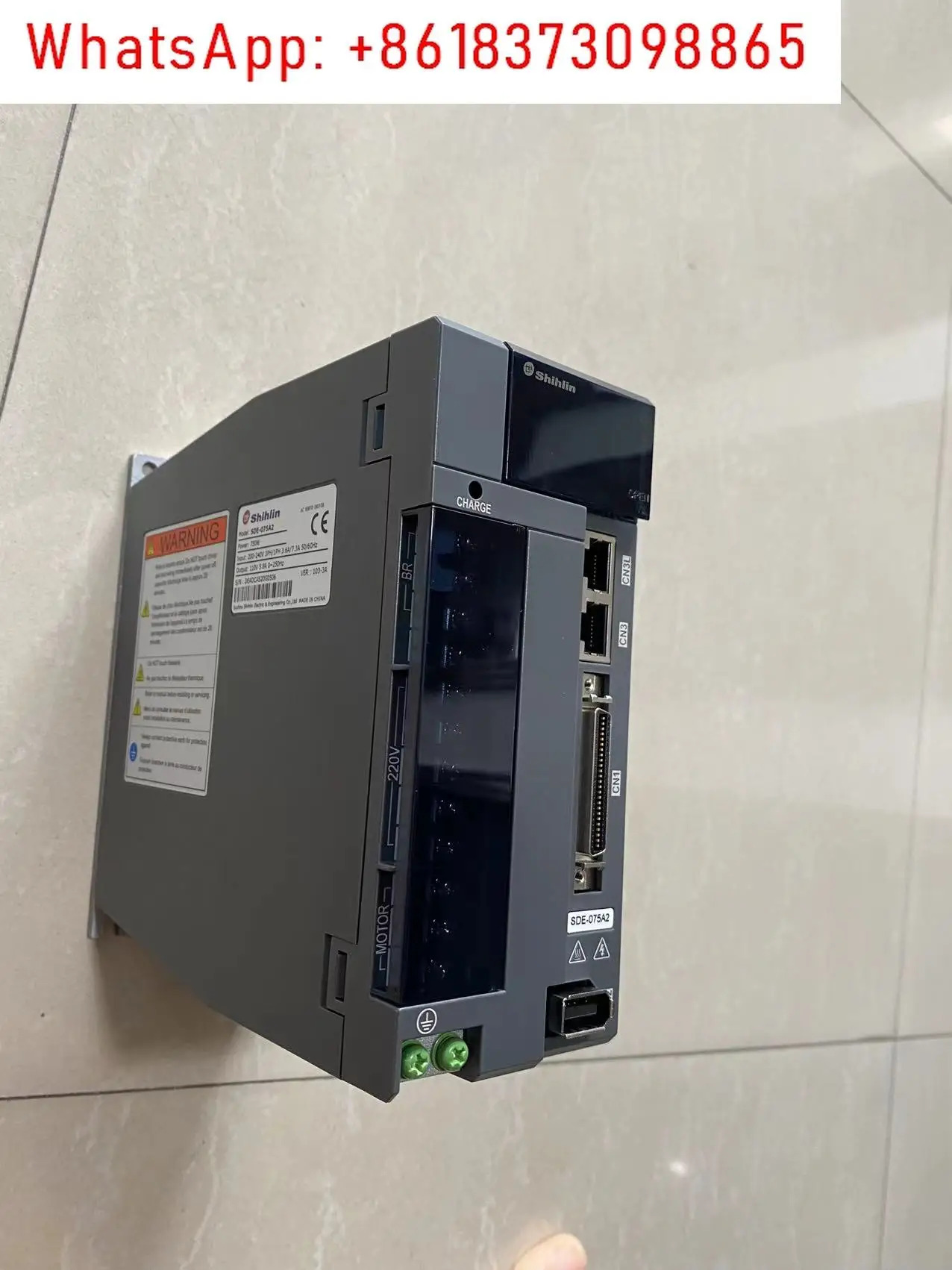 SDE-040A2-P/075A2-P 드라이버 400W750W 단상 펄스