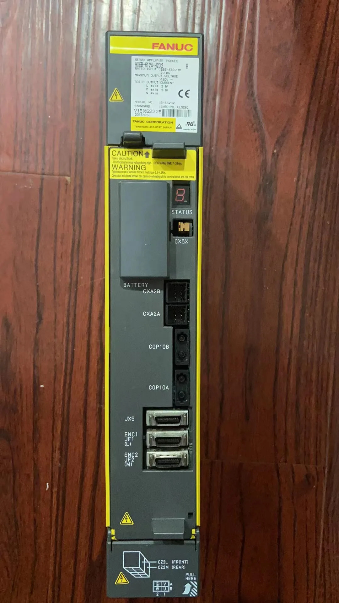 A06B-6124-H202 CNC 시스템리퍼 Fanuc 서보 드라이브 증폭기 모듈