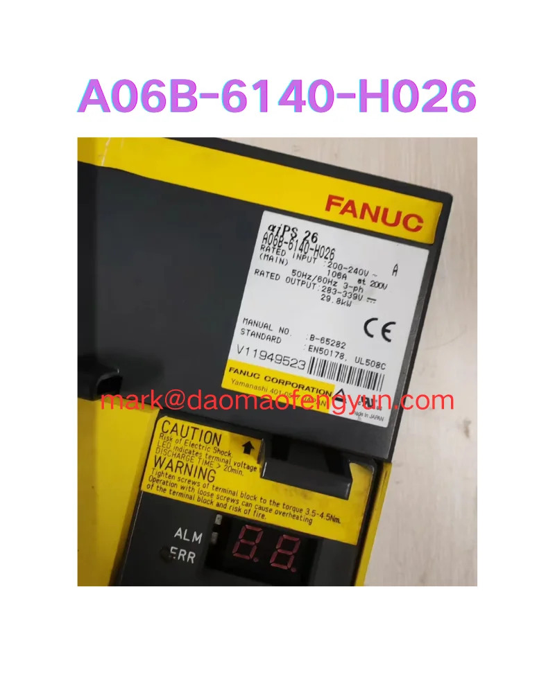 A06B-6140-H026 리퍼 서보 드라이브 완료