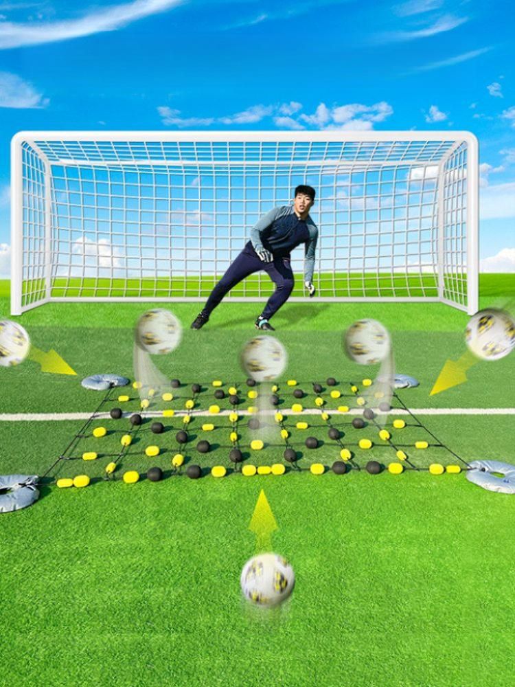 골키퍼 훈련 장비 체인 골대 슈팅 풋살 축구 스포츠 트레이닝 네트 훈련용품 - 상세 이미지 2