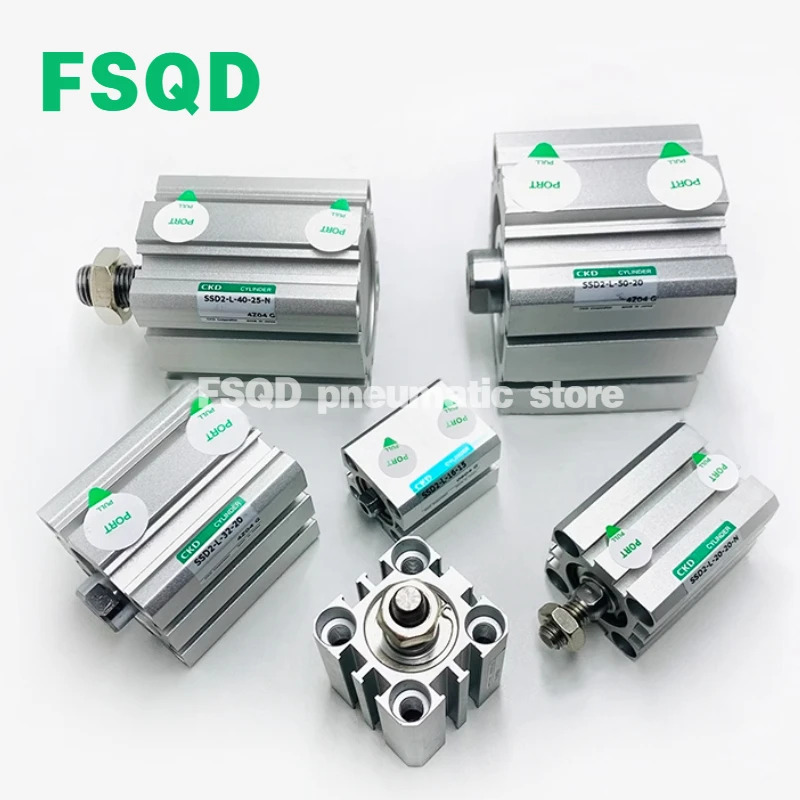 컴팩트 슬림 실린더 SSD2-L-40-510152025303540455075100-W1 SSD-L-40-510152025303540-W1 CKD SSD2 시리즈