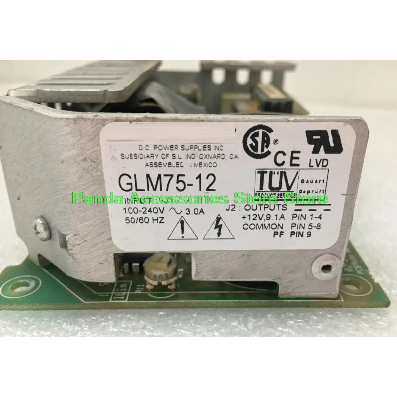 CONDOR 산업장비 전원공급장치 전 리퍼 GLM75-12 12V9.1A