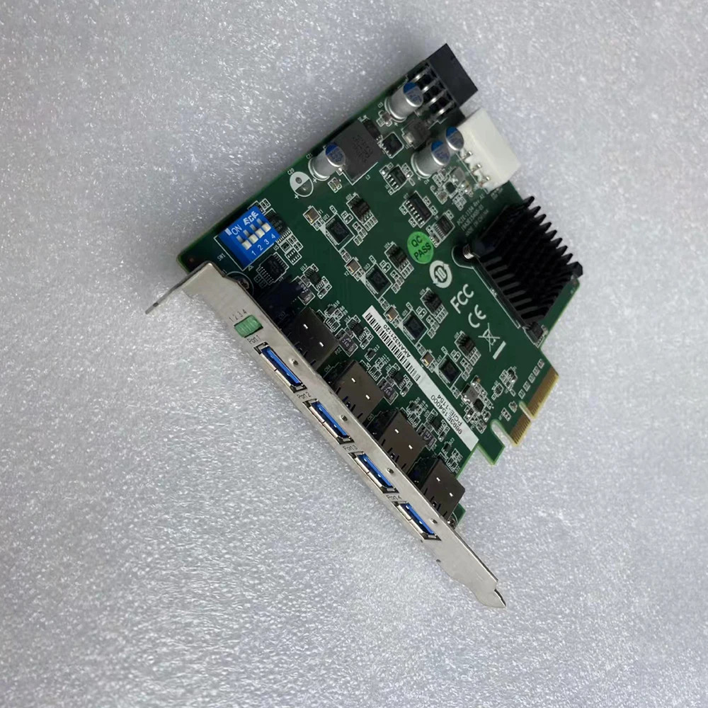 어드밴텍 4포트 PCI Express USB 비전 이미지 캡처 카드 PCI-1154용