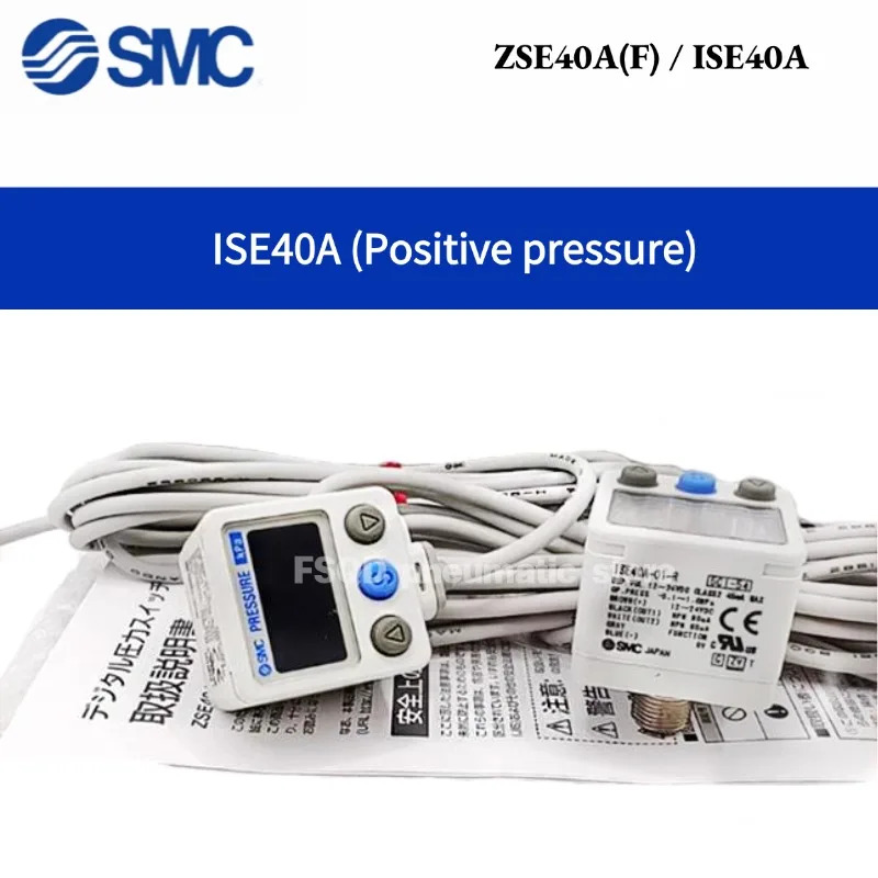 ISE40A ZSE40A-01-C4-W1-T-A-X-Y-R-E-M-X501 2색 디스플레이 고정밀 디지털 압력 스위치 ZSE40A F / 도구