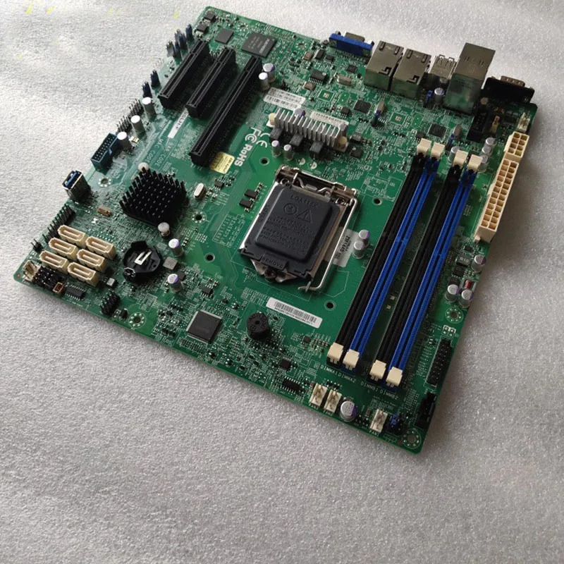 Supermicro 서버 micro 마더보드X10SLH-F LGA 1150 C226 지원 E3-1200 v3/v4 DDR3 PCI-E 3.0 6 SATA3.0 리퍼